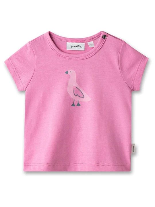 Zdjęcie produktu Sanetta Kidswear Koszulka w kolorze różowym rozmiar: 74