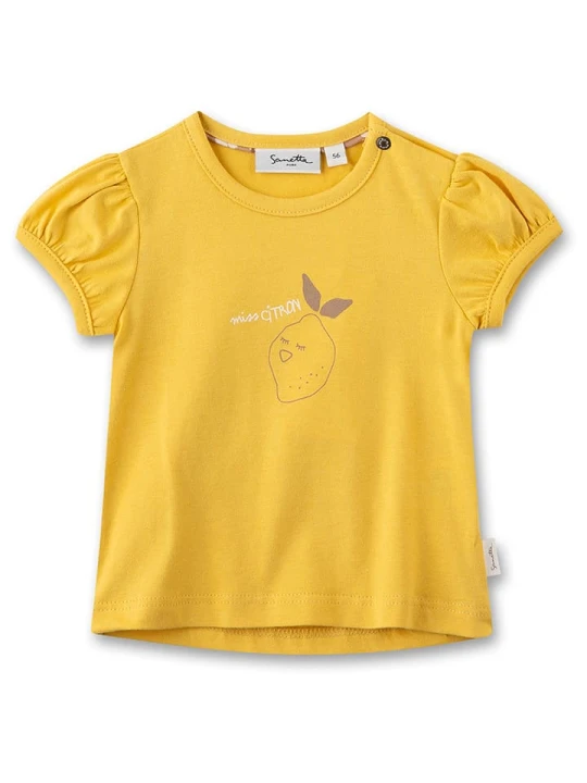 Zdjęcie produktu Sanetta Kidswear Koszulka w kolorze żółtym rozmiar: 74