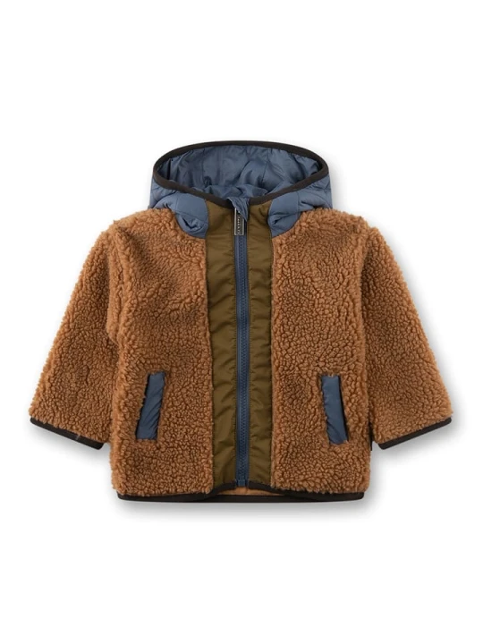 Zdjęcie produktu Sanetta Kidswear Kurtka przejściowa w kolorze jasnobrązowo-granatowym rozmiar: 122