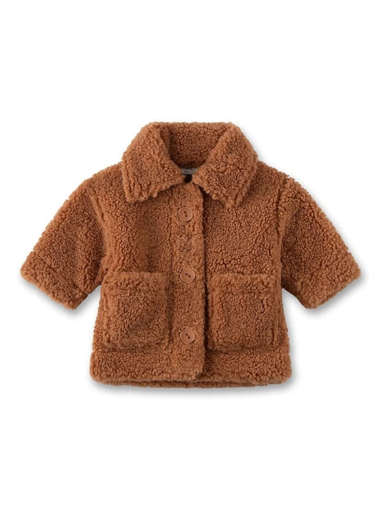 Zdjęcie produktu Sanetta Kidswear Kurtka przejściowa w kolorze jasnobrązowym rozmiar: 74