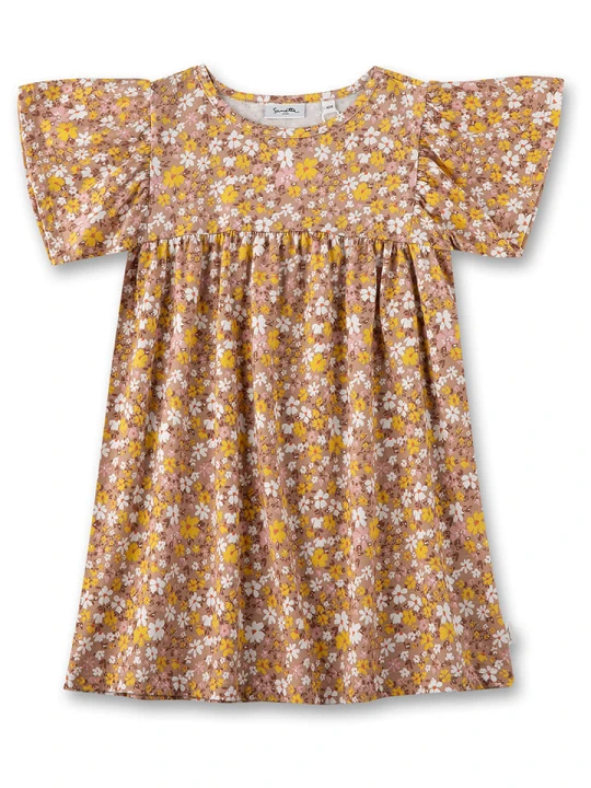 Zdjęcie produktu Sanetta Kidswear Sukienka w kolorze jasnobrązowym rozmiar: 128