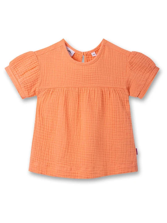 Zdjęcie produktu Sanetta Kidswear Sukienka w kolorze pomarańczowym rozmiar: 104