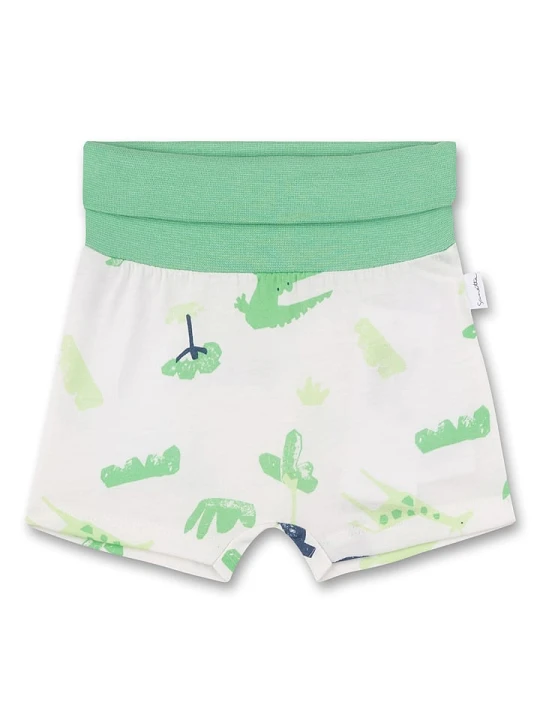 Zdjęcie produktu Sanetta Kidswear Szorty w kolorze biało-zielonym rozmiar: 74