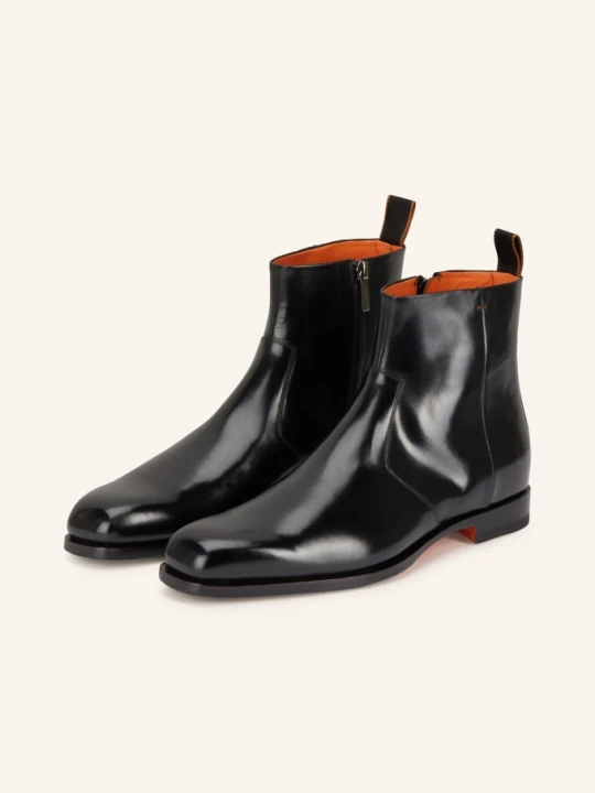 Zdjęcie produktu Santoni Botki Brando schwarz CZARNY