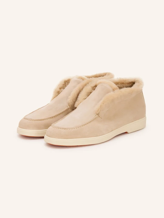 Zdjęcie produktu Santoni Botki Fortune beige