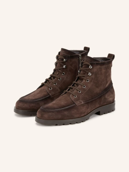 Zdjęcie produktu Santoni Botki Sznurowane Flair braun CIEMNOBRĄZOWY