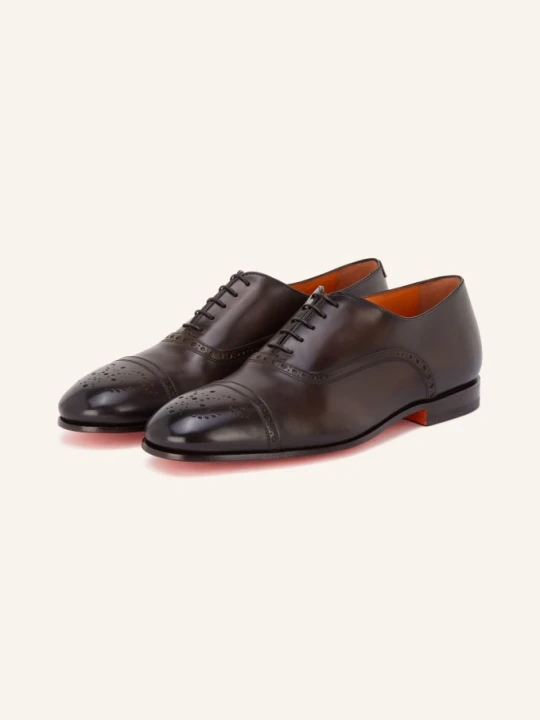 Zdjęcie produktu Santoni Buty Sznurowane Gentry braun CIEMNOBRĄZOWY