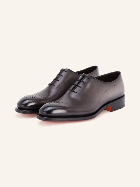 Zdjęcie produktu Santoni Buty Sznurowane Kaj grau SZARY