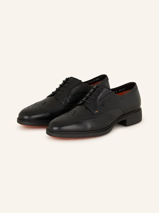Zdjęcie produktu Santoni Buty Sznurowane schwarz CZARNY