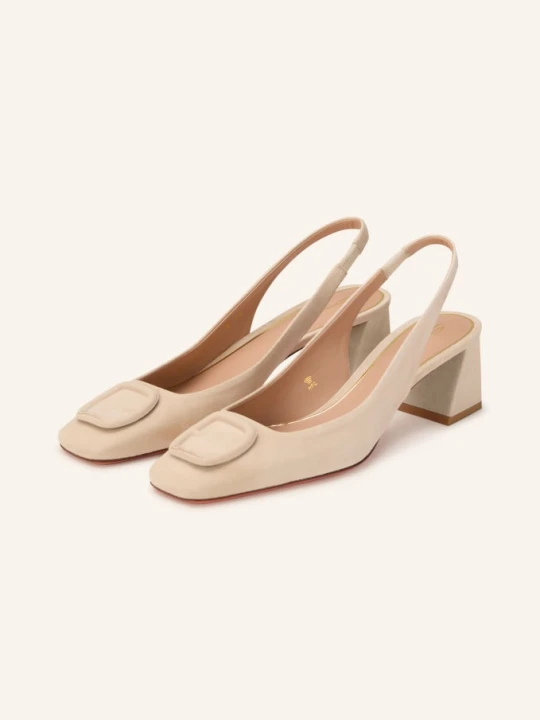 Zdjęcie produktu Santoni Czółenka Na Rzemieniu Marta beige