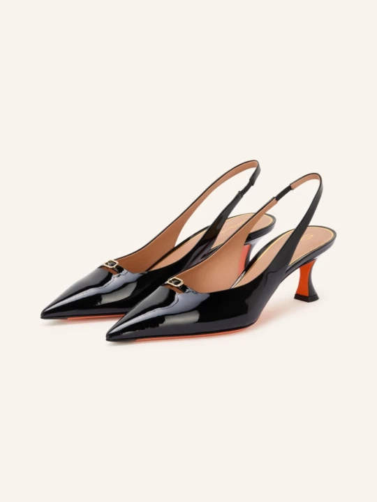Zdjęcie produktu Santoni Czółenka Sabine schwarz CZARNY