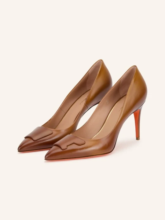 Zdjęcie produktu Santoni Czółenka Sibil braun KONIAKOWY