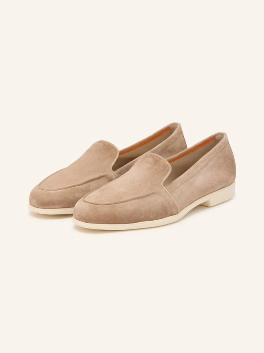 Zdjęcie produktu Santoni Pantofle Malibu beige JASNOBRĄZOWY