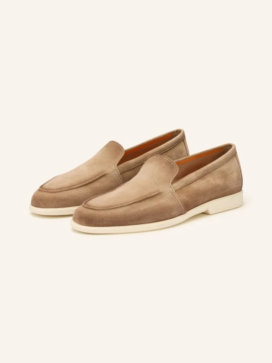 Zdjęcie produktu Santoni Pantofle Malibu beige JASNOBRĄZOWY