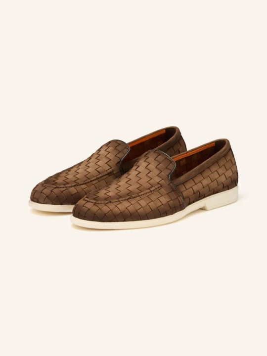 Zdjęcie produktu Santoni Pantofle Malibudama braun CIEMNOBRĄZOWY