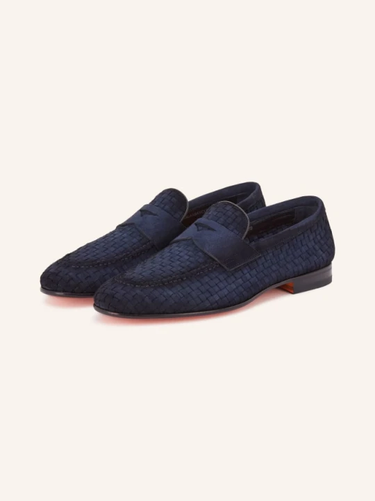 Zdjęcie produktu Santoni Penny Loafers blau GRANATOWY
