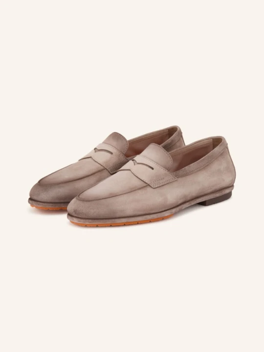Zdjęcie produktu Santoni Loafersy Carlo beige JASNOBRĄZOWY