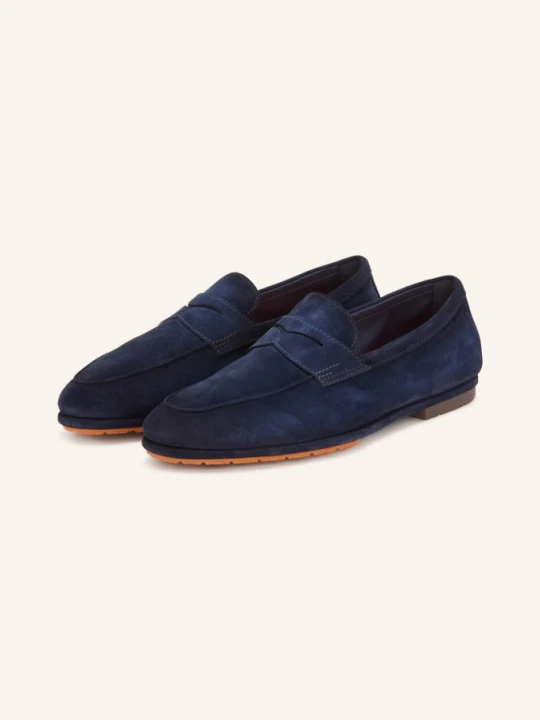 Zdjęcie produktu Santoni Penny Loafers Carlo blau GRANATOWY