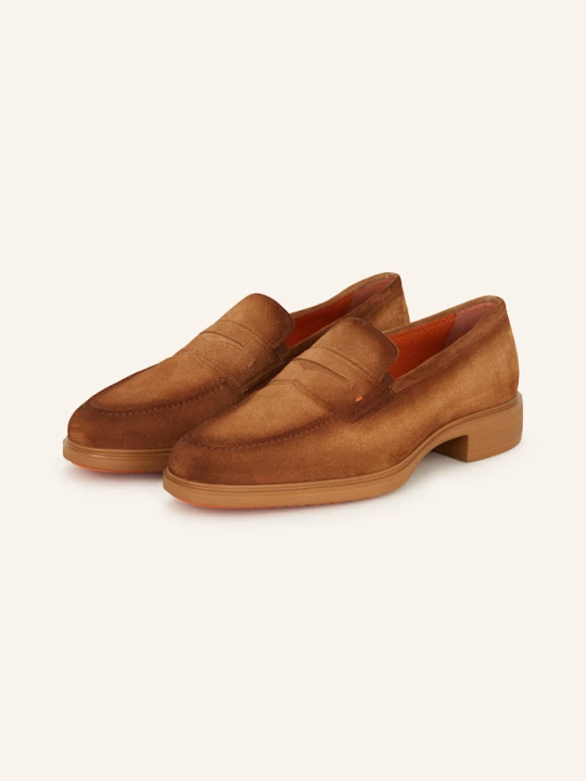 Zdjęcie produktu Santoni Penny Loafers Easy braun BRĄZOWY