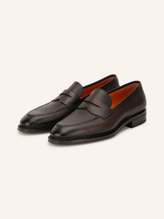 Zdjęcie produktu Santoni Penny Loafers Opus braun CIEMNOBRĄZOWY