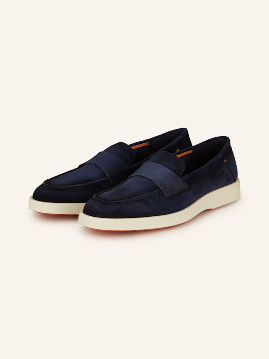 Zdjęcie produktu Santoni Penny Loafers Revolve blau GRANATOWY