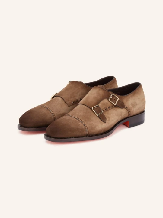 Zdjęcie produktu Santoni Podwójne Monki Archie braun