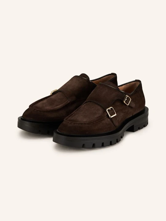 Zdjęcie produktu Santoni Podwójne Monki Feint braun CIEMNOBRĄZOWY