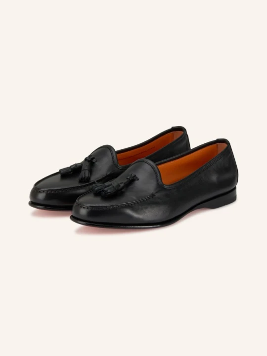 Zdjęcie produktu Santoni Pantofle Andrea schwarz czarny