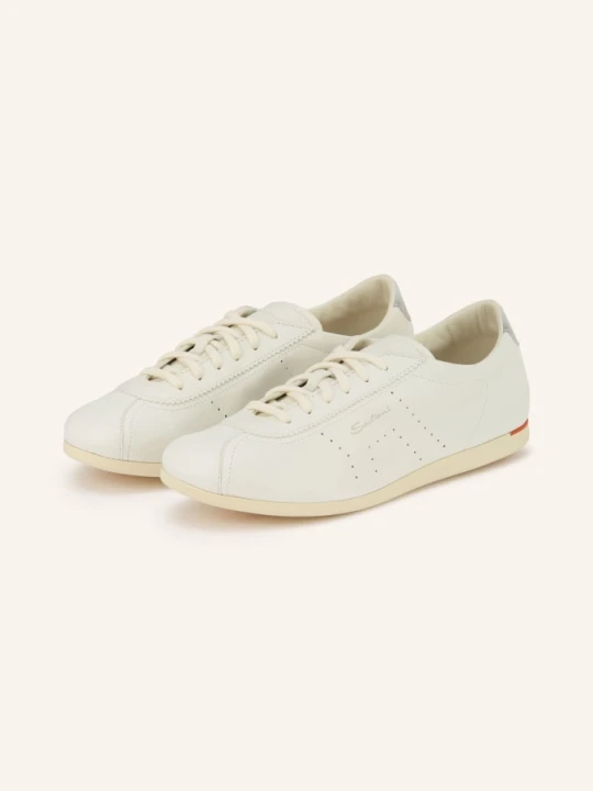 Zdjęcie produktu Santoni Sneaker Yorker weiss BIAŁY