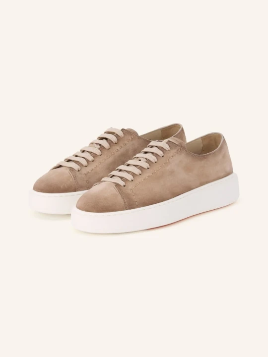 Zdjęcie produktu Santoni Sneakers Clean Row beige BRĄZOWY
