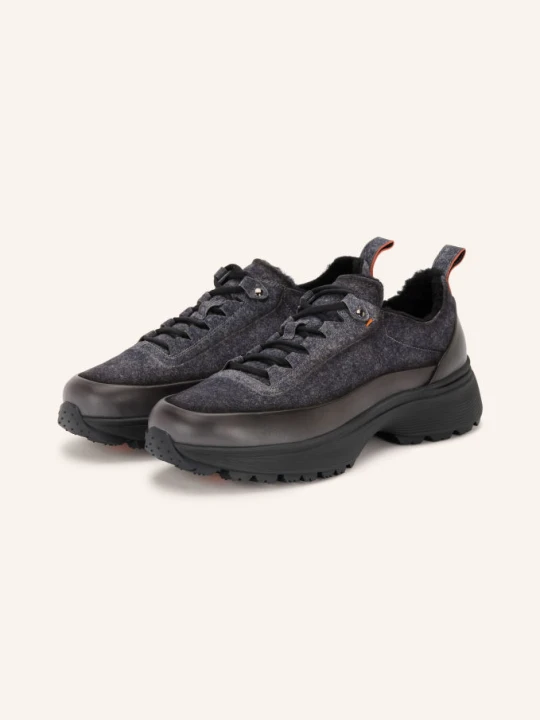 Zdjęcie produktu Santoni Sneakersy grau CZIEMNOSZARY