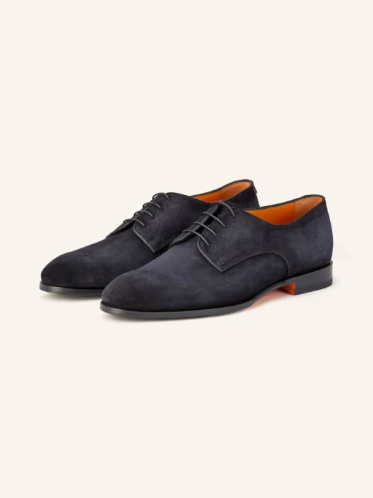 Zdjęcie produktu Santoni Sznurowane Buty Archer blau GRANATOWY