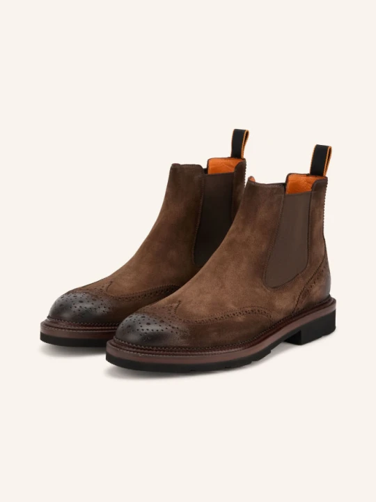 Zdjęcie produktu Santoni Sztyblety Kalamaboot braun CIEMNOBRĄZOWY
