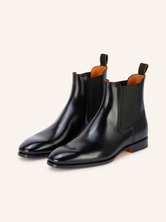 Zdjęcie produktu Santoni Sztyblety Typu Archeboot schwarz CZARNY