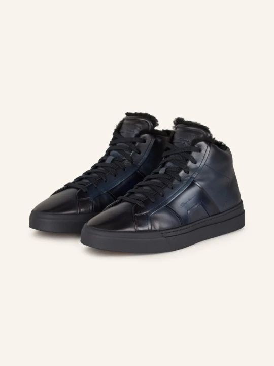 Zdjęcie produktu Santoni Wysokie Sneakersy blau GRANATOWY