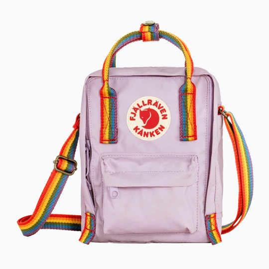 Zdjęcie produktu Saszetka Fjällräven Kanken Rainbow Sling 2, 5 l pastel lavender / rainbow Fioletowy