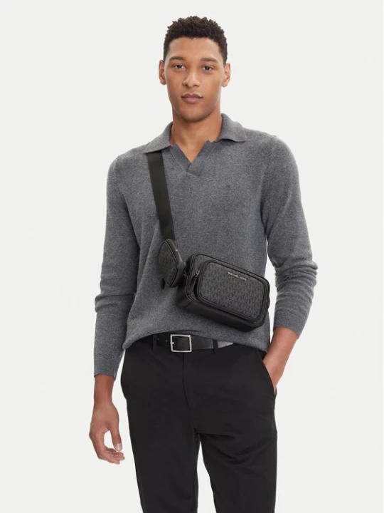 Zdjęcie produktu Saszetka MICHAEL Michael Kors Hudson 33U2LHDC2B Czarny