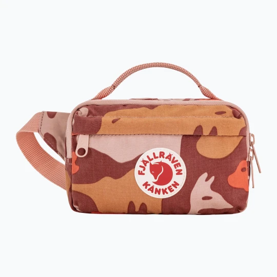 Zdjęcie produktu Saszetka nerka Fjällräven Kanken Graphics Hip Pack chalk rose/hidden animals Różowy