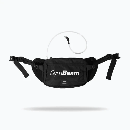 Zdjęcie produktu Saszetka nerka GymBeam Hydration Rider 5 l z bukłakiem 1.3 l black