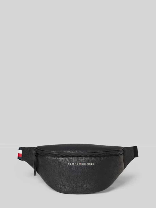 Zdjęcie produktu Saszetka nerka z fakturowanym wzorem Tommy Hilfiger Czarny