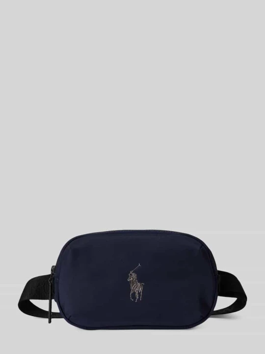 Zdjęcie produktu Saszetka nerka z krzyżowym paskiem Polo Ralph Lauren Granatowy