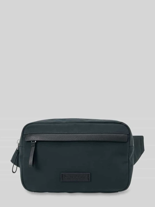 Zdjęcie produktu Saszetka nerka z paskiem crossbody z czystej bawełny Marc O'Polo Ciemnoszary