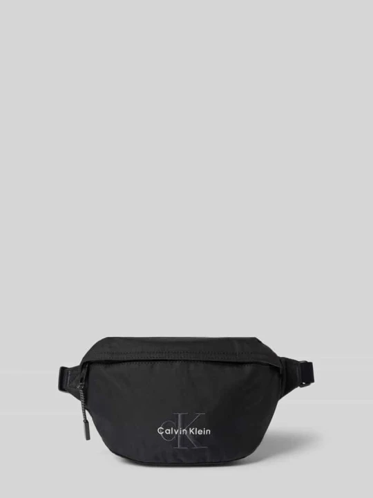 Zdjęcie produktu Saszetka nerka z Wyhaftowane logo Model 'BOLD WAISTBAG' Calvin Klein Czarny