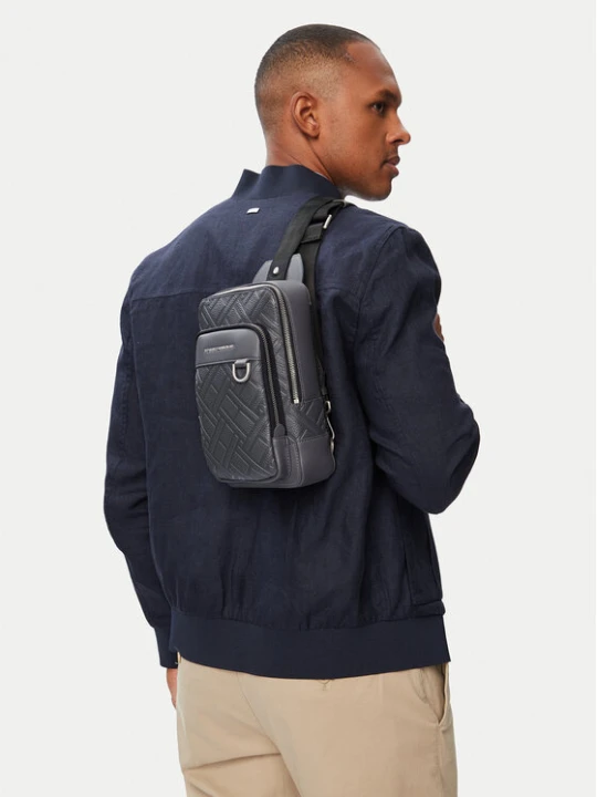 Zdjęcie produktu Saszetka Tommy Hilfiger Th Flag Slingpack AM0AM14430 Szary