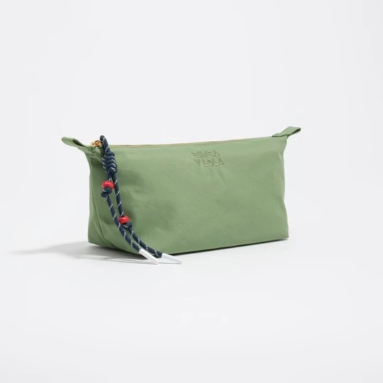 Zdjęcie produktu Saszetka trapez nylon zielona BIMBA Y LOLA