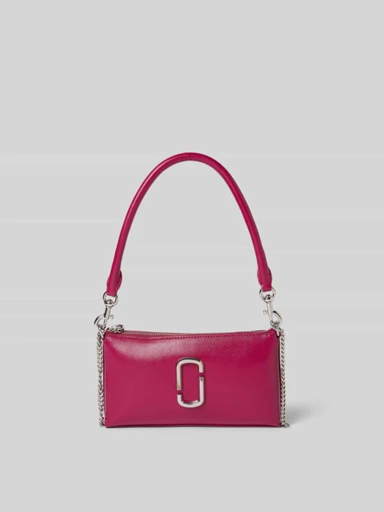 Zdjęcie produktu Saszetka z prawdziwej skóry bydlęcej Marc Jacobs Wiśniowy