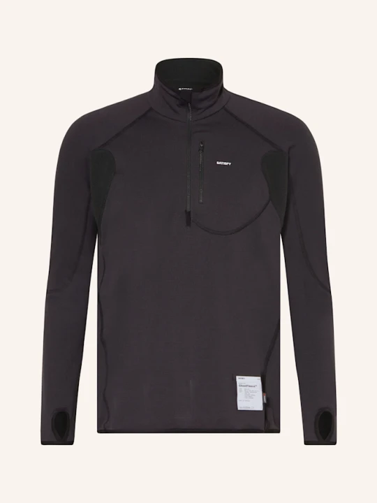 Zdjęcie produktu Satisfy Koszulka Do Biegania Ghostfleece™ Half Zip schwarz CZARNY