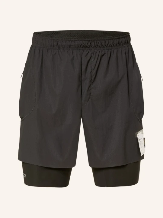 Zdjęcie produktu Satisfy Spodenki Do Biegania 2 W 1 Rippy™ Cordura schwarz CZARNY