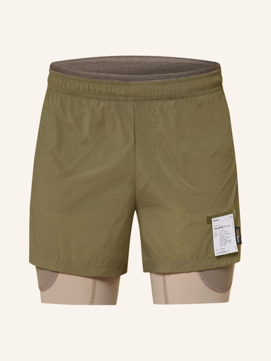 Zdjęcie produktu Satisfy Szorty Do Biegania 2 W 1 Techsilk™ Cordura® 8in gruen OLIWKOWY