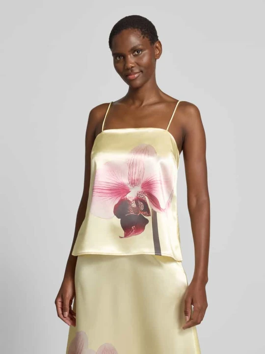 Zdjęcie produktu Satynowy top model 'ORCHIDA' Y.A.S Żółty